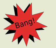Bang, an onomatopoeic word